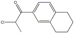 2-chloro-1-(5,6,7,8-tetrahydronaphthalen-2-yl)propan-1-one 구조식 이미지