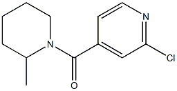 2-chloro-4-[(2-methylpiperidin-1-yl)carbonyl]pyridine Structure