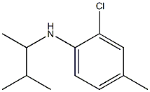 2-chloro-4-methyl-N-(3-methylbutan-2-yl)aniline Structure