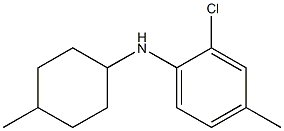 2-chloro-4-methyl-N-(4-methylcyclohexyl)aniline Structure