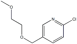 2-chloro-5-[(2-methoxyethoxy)methyl]pyridine 구조식 이미지