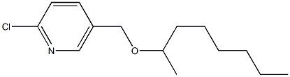 2-chloro-5-[(octan-2-yloxy)methyl]pyridine Structure