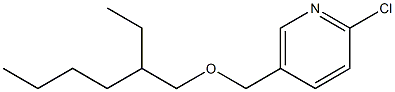 2-chloro-5-{[(2-ethylhexyl)oxy]methyl}pyridine 구조식 이미지