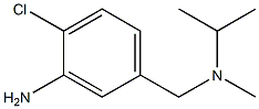 2-chloro-5-{[methyl(propan-2-yl)amino]methyl}aniline Structure