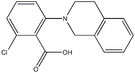 2-chloro-6-(1,2,3,4-tetrahydroisoquinolin-2-yl)benzoic acid 구조식 이미지