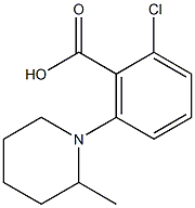 2-chloro-6-(2-methylpiperidin-1-yl)benzoic acid 구조식 이미지