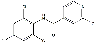 2-chloro-N-(2,4,6-trichlorophenyl)pyridine-4-carboxamide Structure