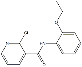 2-chloro-N-(2-ethoxyphenyl)pyridine-3-carboxamide Structure