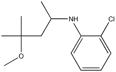 2-chloro-N-(4-methoxy-4-methylpentan-2-yl)aniline Structure
