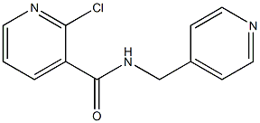 2-chloro-N-(pyridin-4-ylmethyl)pyridine-3-carboxamide Structure