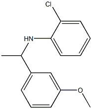 2-chloro-N-[1-(3-methoxyphenyl)ethyl]aniline Structure