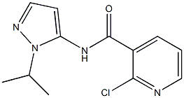 2-chloro-N-[1-(propan-2-yl)-1H-pyrazol-5-yl]pyridine-3-carboxamide Structure