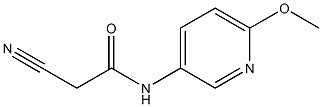 2-cyano-N-(6-methoxypyridin-3-yl)acetamide Structure
