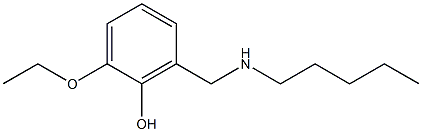 2-ethoxy-6-[(pentylamino)methyl]phenol 구조식 이미지