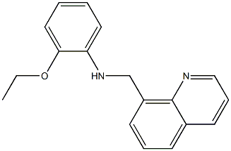 2-ethoxy-N-(quinolin-8-ylmethyl)aniline Structure