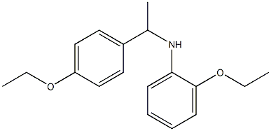 2-ethoxy-N-[1-(4-ethoxyphenyl)ethyl]aniline Structure