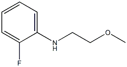 2-fluoro-N-(2-methoxyethyl)aniline Structure