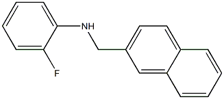 2-fluoro-N-(naphthalen-2-ylmethyl)aniline 구조식 이미지