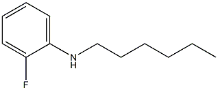 2-fluoro-N-hexylaniline 구조식 이미지