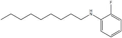 2-fluoro-N-nonylaniline 구조식 이미지