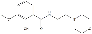 2-hydroxy-3-methoxy-N-[2-(morpholin-4-yl)ethyl]benzamide Structure