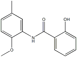 2-hydroxy-N-(2-methoxy-5-methylphenyl)benzamide Structure