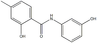 2-hydroxy-N-(3-hydroxyphenyl)-4-methylbenzamide Structure