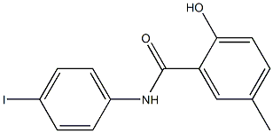 2-hydroxy-N-(4-iodophenyl)-5-methylbenzamide Structure