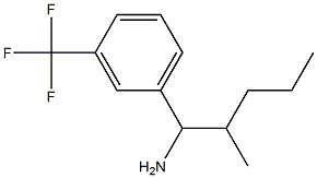 2-methyl-1-[3-(trifluoromethyl)phenyl]pentan-1-amine Structure