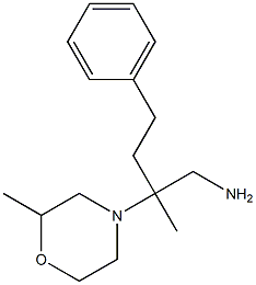 2-methyl-2-(2-methylmorpholin-4-yl)-4-phenylbutan-1-amine Structure