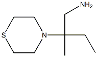 2-methyl-2-(thiomorpholin-4-yl)butan-1-amine 구조식 이미지