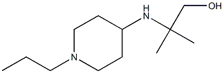 2-methyl-2-[(1-propylpiperidin-4-yl)amino]propan-1-ol Structure