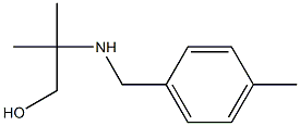 2-methyl-2-{[(4-methylphenyl)methyl]amino}propan-1-ol Structure