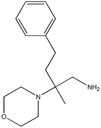 2-methyl-2-morpholin-4-yl-4-phenylbutan-1-amine 구조식 이미지