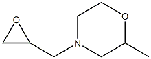 2-methyl-4-(oxiran-2-ylmethyl)morpholine Structure
