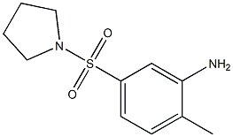 2-methyl-5-(pyrrolidine-1-sulfonyl)aniline 구조식 이미지