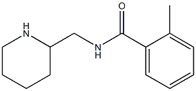 2-methyl-N-(piperidin-2-ylmethyl)benzamide Structure