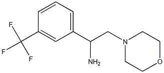 2-morpholin-4-yl-1-[3-(trifluoromethyl)phenyl]ethanamine 구조식 이미지