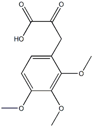 2-oxo-3-(2,3,4-trimethoxyphenyl)propanoic acid Structure