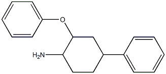 2-phenoxy-4-phenylcyclohexan-1-amine Structure