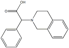 2-phenyl-2-(1,2,3,4-tetrahydroisoquinolin-2-yl)acetic acid Structure