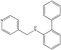 2-phenyl-N-(pyridin-4-ylmethyl)aniline 구조식 이미지