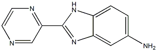 2-pyrazin-2-yl-1H-benzimidazol-5-amine 구조식 이미지