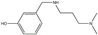 3-({[3-(dimethylamino)propyl]amino}methyl)phenol Structure