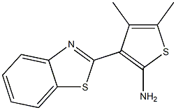 3-(1,3-benzothiazol-2-yl)-4,5-dimethylthiophen-2-amine Structure