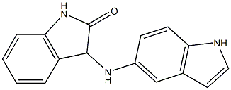 3-(1H-indol-5-ylamino)-2,3-dihydro-1H-indol-2-one 구조식 이미지