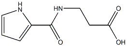 3-(1H-pyrrol-2-ylformamido)propanoic acid 구조식 이미지