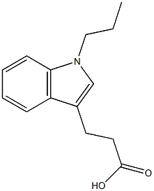 3-(1-propyl-1H-indol-3-yl)propanoic acid Structure