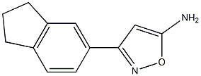 3-(2,3-dihydro-1H-inden-5-yl)-1,2-oxazol-5-amine Structure