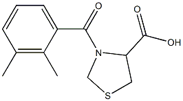 3-(2,3-dimethylbenzoyl)-1,3-thiazolidine-4-carboxylic acid Structure